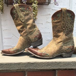 Old Gringo Villa Leopard Print Boots